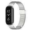 Металевий ремінець MIJOAS Milanese Loop для Mi Band 8 / 9 (класична застібка) (Срібний)