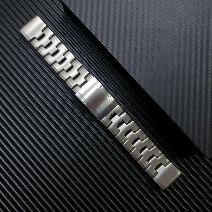 Ремінець Vented Titanium для Garmin 26 mm. (Срібний)