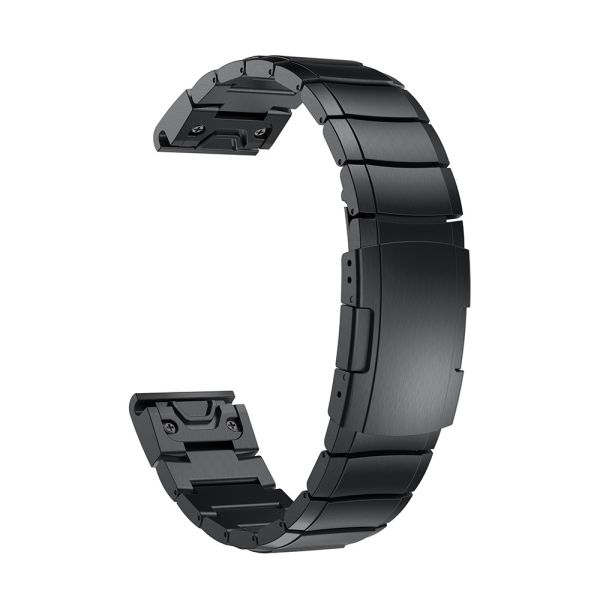 Ремінець металевий для Garmin 26 mm. (Чорний)