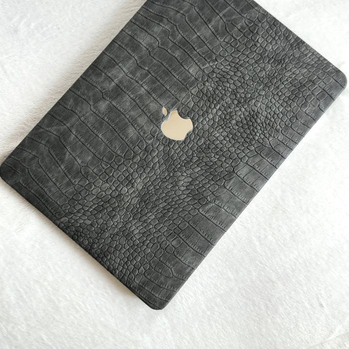 Чохол накладка шкіряна на MacBook Pro 16.2 A2485 | A2780 (Сірий)