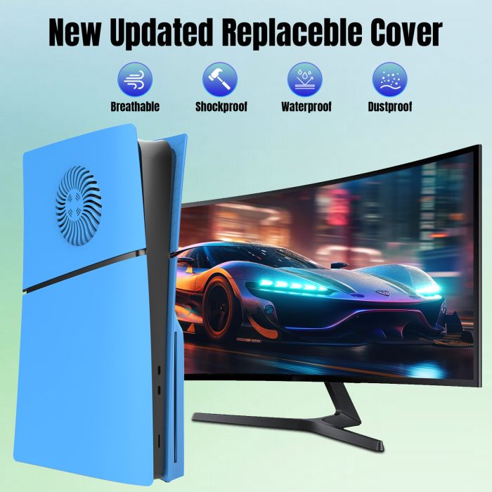 Змінні панелі для Sony PlayStation 5 SLIM (2023 року) Disc Edition (Blue)