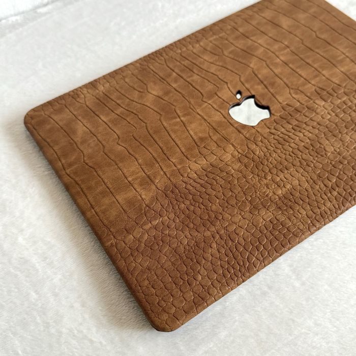 Чохол накладка шкіряна на MacBook Pro 16.2 A2485 | A2780 (Коричневый, Белый, Синий)