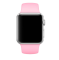 Ремінець силіконовий для Apple Watch 42 / 44 / 45 / 49 AAA+,  (Розовый / Barbie pink)