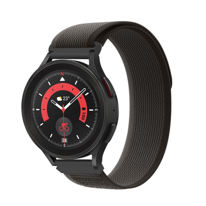 Ремінець Trail Loop для смарт годинників - 20 мм. (Black/Gray)