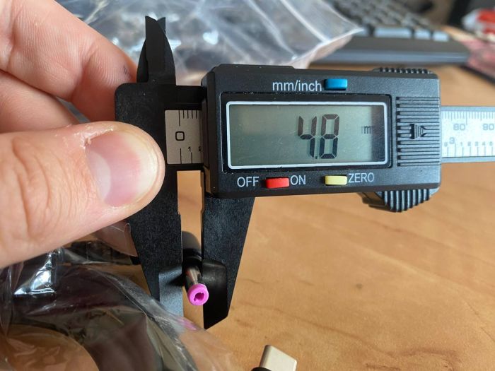 Кабель USB Type-C 65W для зарядки ноутбука HP (розʼєм 4.8×1.7 мм)