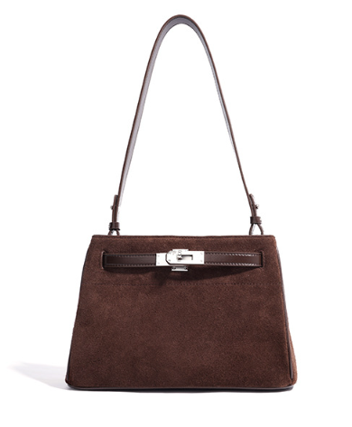 Жіноча сумка Kelly Bag із натуральної шкіри (Brown)