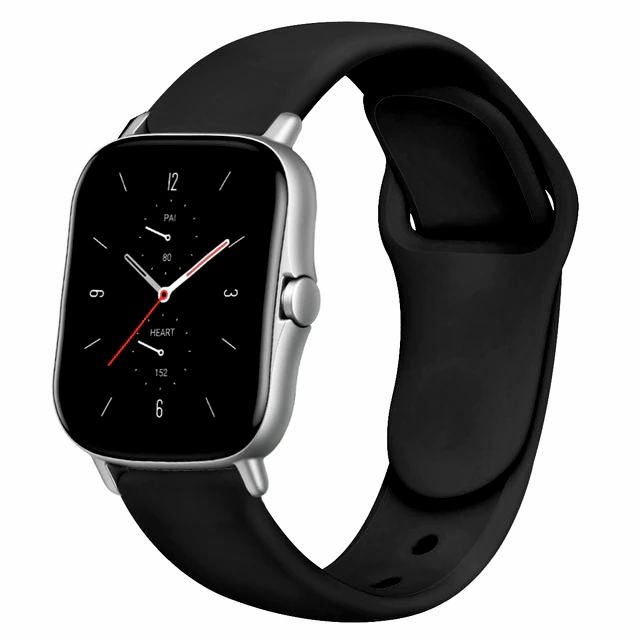Силіконовий ремінець Classic 20 мм  (Чорний)