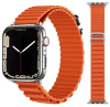 Силіконовий ремінець Alpine LOOP Apple Watch 42 / 44 / 45 / 49 AAA+, Рожевий (Помаранчевий)