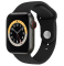 Силіконовий ремінець Braid для Apple Watch 42 / 44 / 45 / 49 AAA+ AAA+, Зелений (Чорний)