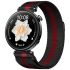 Ремінець міланська петля 22mm  (Black/Red)