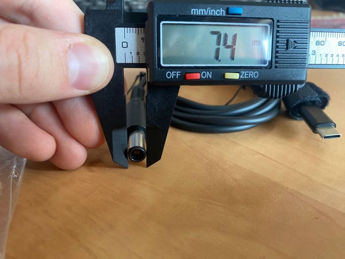 Кабель USB Type-C 65W для зарядки ноутбуків Dell з роз'ємом 7.4×5.0 мм