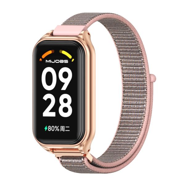 Ремінець Mijobs Loop для Redmi Band 3 / Mi Band 9 Active (Рожевий)