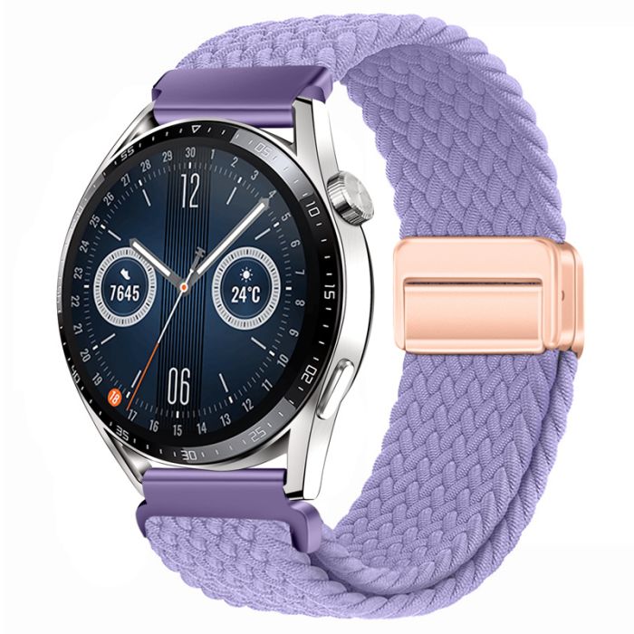 Ремінець тканинний на магнітному замку 18 мм. (2173) (Фиолетовый / Grape)