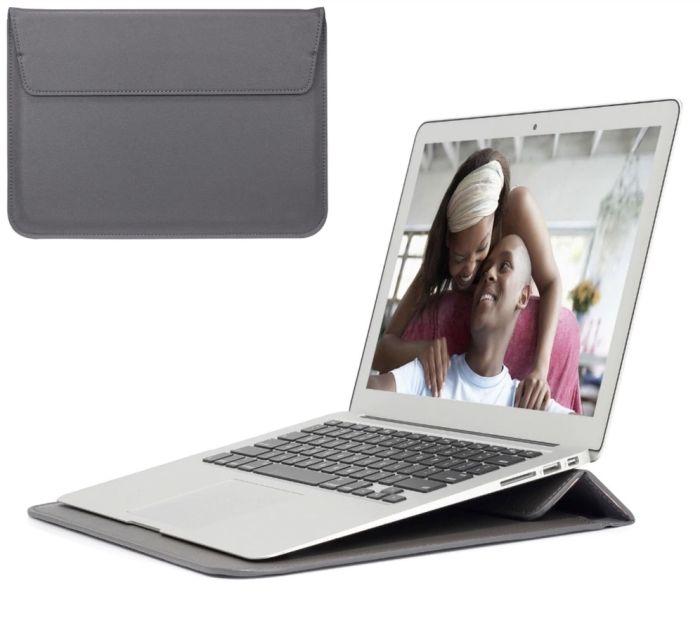 Чохол-конверт-підставка Leather PU для MacBook 13 (Серый)
