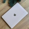 Чохол накладка на MacBook Pro 13  M1/M2/M3 ШКІРЯНИЙ (Світло рожевий)