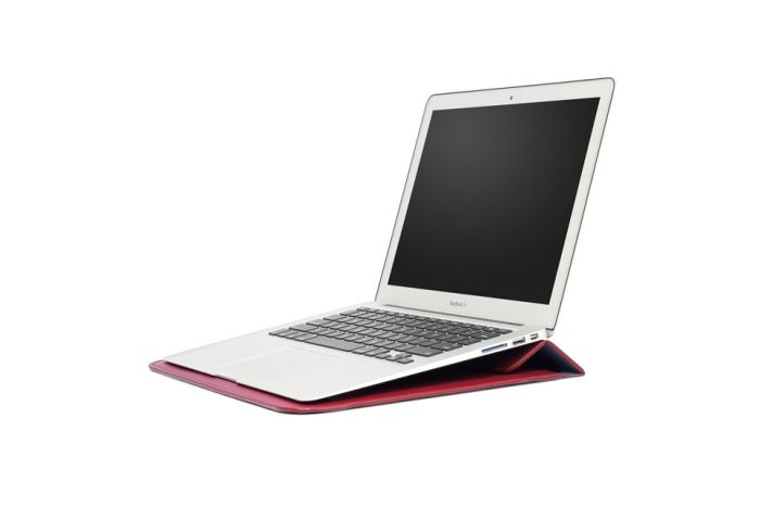 Чохол-конверт-підставка Leather PU для MacBook 13 (Бордовый)