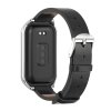 Ремінець шкіряний для Xiaomi Mi Smart Band 8 Active,  (Черный / Black)