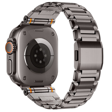Металевий ремінець PG151 для Apple Watch 49/45/44 мм (Ultra / Series 11–1) (titanium)