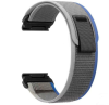 Нейлоновий ремінець QuickFit 22 мм для Garmin Fenix / Epix / Forerunner – спортивний текстильний  (синій)