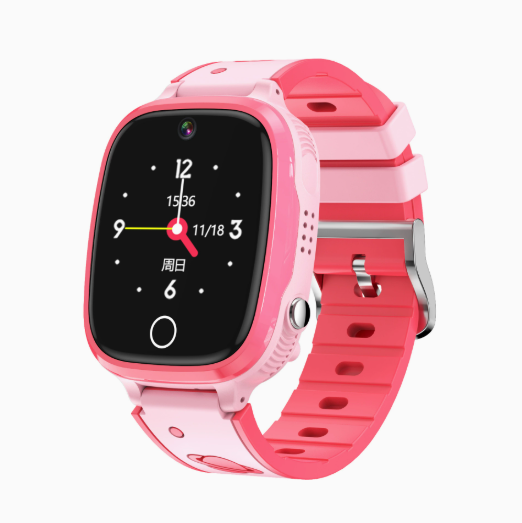 Дитячий годинник з SIM картою "SHARK" 4G (звінки+геолокація+SOS) (Pink)
