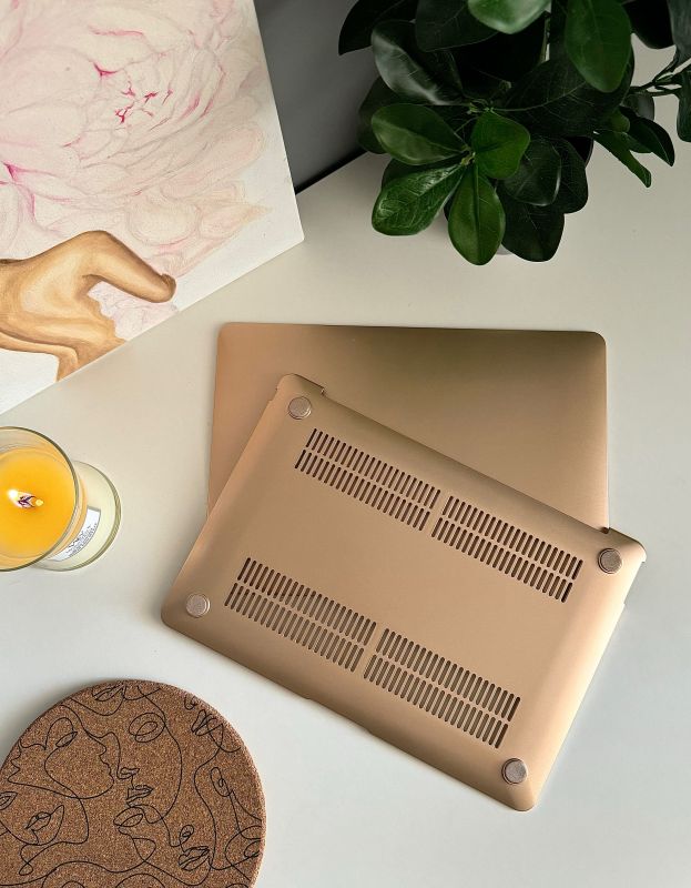 Чохол на MacBook Pro 13 (2016-2023) , Rose Gold (Gold)