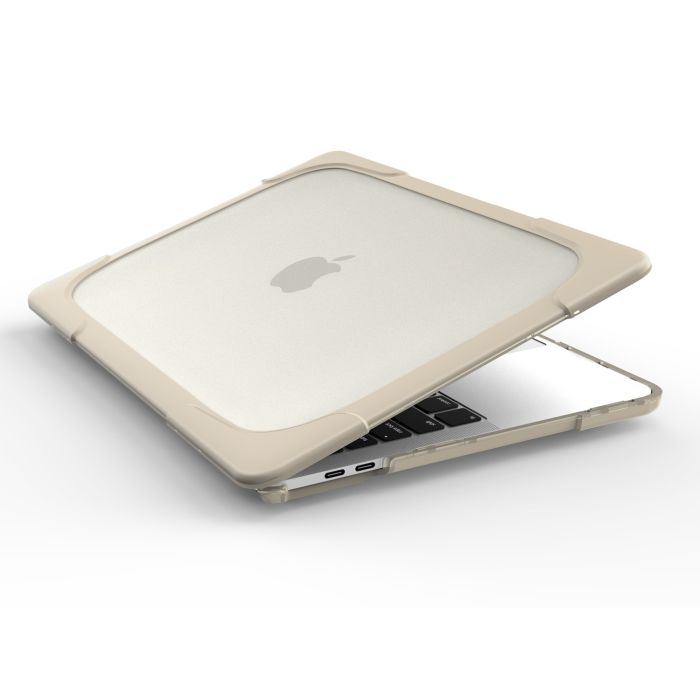 Протиударна накладка BlackPink для MacBook Air 2018-2020 Пластиковий, Фіолетовий (Бежевий)