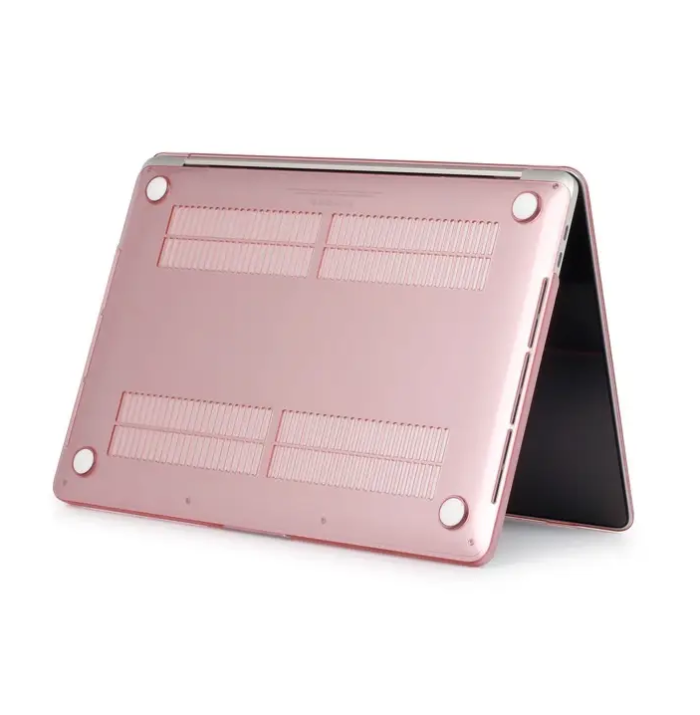 Чохол накладка для MacBook Pro 16 ( 2485 ) Пластиковий (Рожевий)